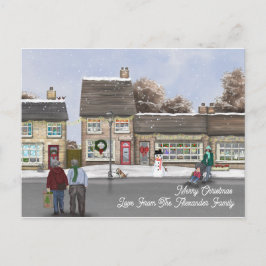 Weihnachten - Britische Street-Szene