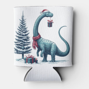Weihnachten Brontosaurus dinosaurier Dosenkühler