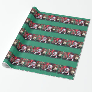 Weihnachten - Bulldogge - Delilah Geschenkpapier
