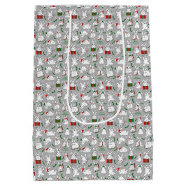 Weihnachten Bunnies Mittlere Geschenktüte
