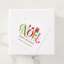 Weihnachten bunt und lustig Typografie zurücktrete