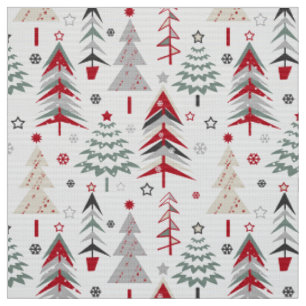 Weihnachten, bunt, Weihnachtsbaum, Rot, grün Stoff
