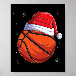 Weihnachten Bysketbyll Byll Weihnachtsmannmütze Sp Poster