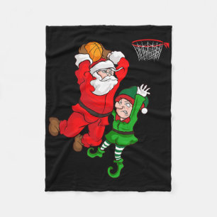 Weihnachten Bysketbyll Santa Claus Slam Dunk Elf S Fleecedecke