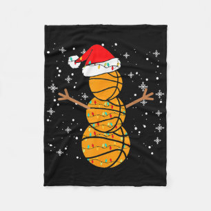 Weihnachten Bysketbyll Spieler Snowman Santa Byske Fleecedecke