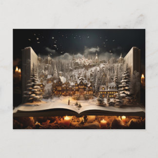 Weihnachten Candlelit Storybook Bergdorf