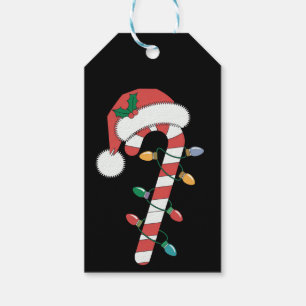 Weihnachten Candy Cane Weihnachtsmann Xmas Kinder Geschenkanhänger