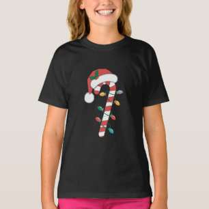 Weihnachten Candy Cane Weihnachtsmann Xmas Kinder T-Shirt