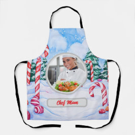 Weihnachten Candycane Personalisierter Koch Mama F Schürze