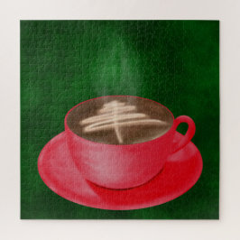 Weihnachten Cappuccino Kunst