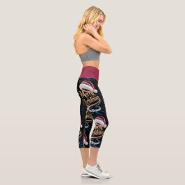 Weihnachten Capri Leggings