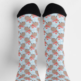 Weihnachten Capybara Funny Holiday Animal Socken