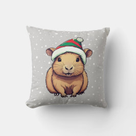 Weihnachten Capybara Kissen