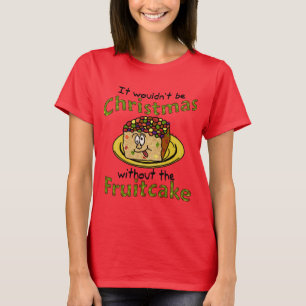 Weihnachten Cartoon Fruitcake T-Shirt