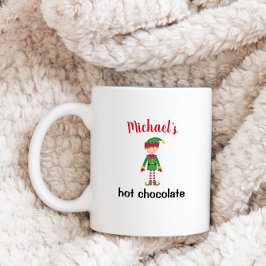 Weihnachten Cartoon personalisierter Kinderurlaub Kaffeetasse