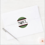 Weihnachten Cat Holiday Stickers<br><div class="desc">Unsere personalisierten Aufkleber können als Umschlag Aufkleber,  Geschenketiketten,  Günstige Aufkleber,  Artikeletiketten und vieles mehr verwendet werden. Die Möglichkeiten sind endlos,  also gehen Sie voran und nutzen Sie sie kreativ. Weitere Informationen finden Sie unter Koordinationskarten unter zazzle.com/visionsandverses.</div>