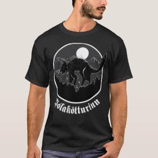 Weihnachten Cat Jolakotturin Isländische Folklore  T-Shirt