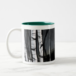 Weihnachten Cat Zweifarbige Tasse