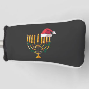 Weihnachten Chanukka jüdisch Santa Menora Golf Headcover