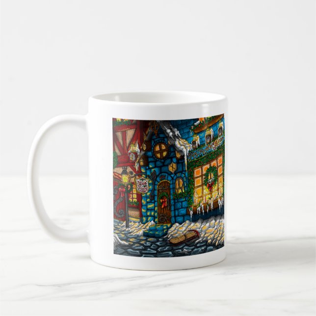 Weihnachten Cheer 11 oz Klassische Tasse (Links)