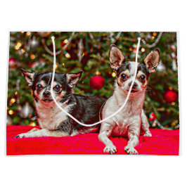 Weihnachten Chihuahuas Große Geschenktüte