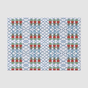 Weihnachten Chinoiserie Bamboo Topiaries Seidenpapier