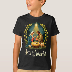 Weihnachten Christi Geburt Jesu Freude Zu T-Shirt