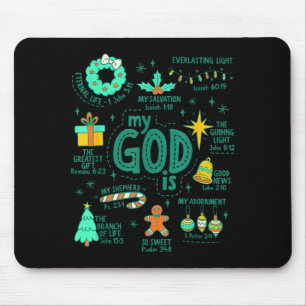 Weihnachten Christlich Mein Gott Ist Jesus Ist Der Mousepad