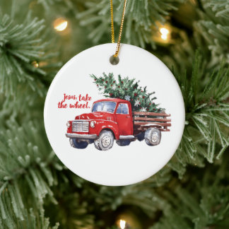Weihnachten Christlicher Personalisierter Urlaub Keramik Ornament