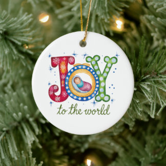 Weihnachten Christlicher Personalisierter Urlaub Keramik Ornament
