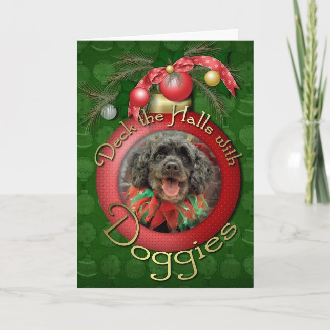 Weihnachten - Cockapoo - Rocky (Vorderseite)