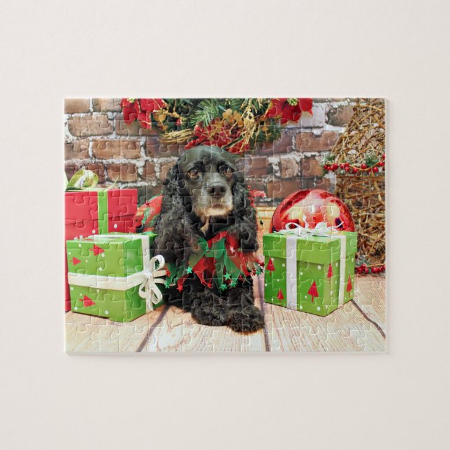 Weihnachten - Cocker spaniel - Lilie (Horizontal)