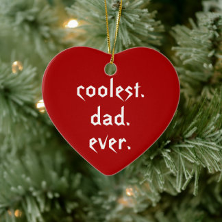 Weihnachten Cooler Vater je Roter Vater Keramikornament