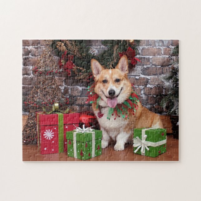 Weihnachten - Corgi - cal (Horizontal)