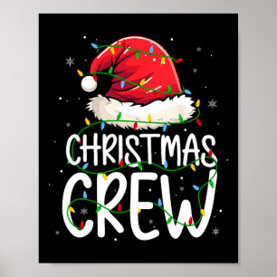 Weihnachten Crew Weihnachten Familie Matching Paja Poster