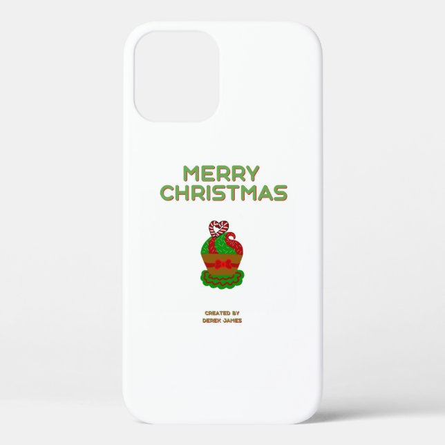 Weihnachten Cupcake Apple iPhone 12 Pro Fall Case-Mate iPhone Hülle (Rückseite)