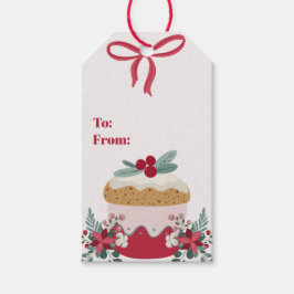 Weihnachten Cupcake Holiday Goodies personalisiere Geschenkanhänger