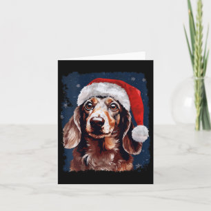 Weihnachten-Dackel Karte