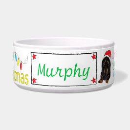 Weihnachten Dackel Pet Bowl Zorn Little Xmas Napf