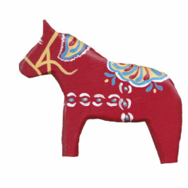 Weihnachten Dala Horse Ornament Fotoskulptur Ornament