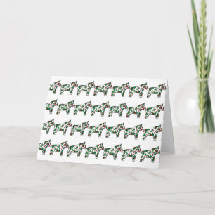 Weihnachten Dala Pferde Dankeskarte
