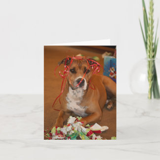 Weihnachten danken Ihnen zu kardieren Dankeskarte
