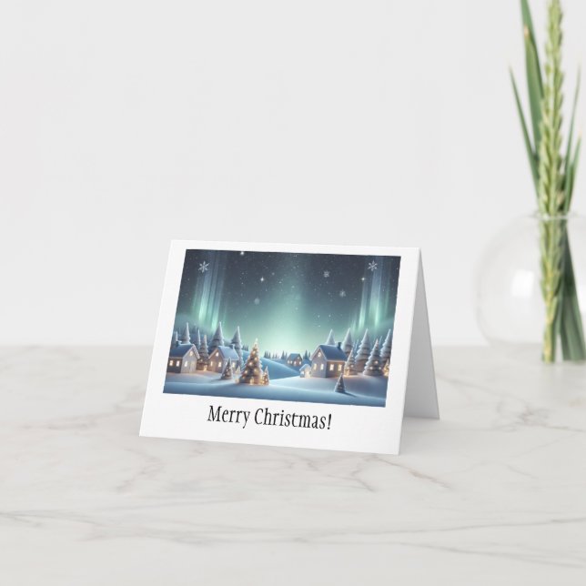 Weihnachten Dankeskarte (Vorderseite)
