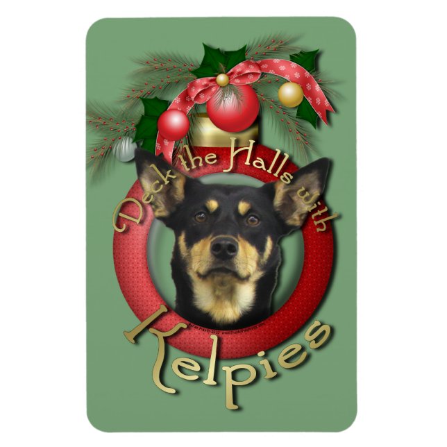 Weihnachten - Deck der Hallen - Kelpies Magnet (Vertikal)