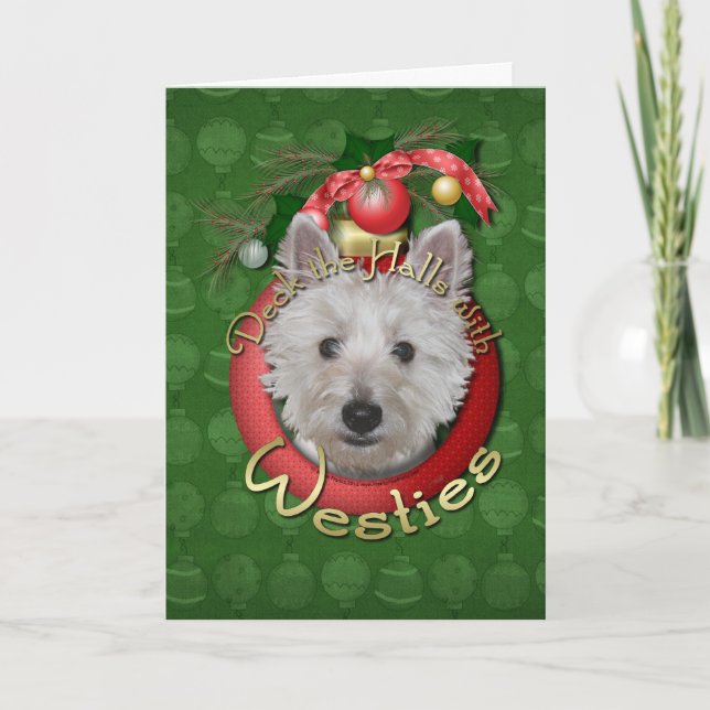 Weihnachten - Deck der Hallen - Westies - Tank (Vorderseite)