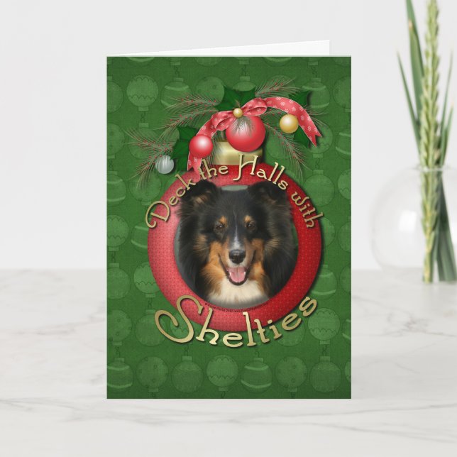 Weihnachten - Deck - Sheltie - Chani (Vorderseite)