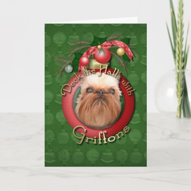 Weihnachten - Deck the Halls - Griffons (Vorderseite)
