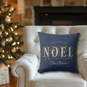Weihnachten Decorative Blau Personalisiert Weihnac Kissen