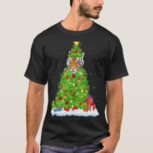 Weihnachten Dekorationen Lichter Santa Bengalisch T-Shirt
