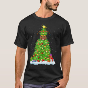 Weihnachten Dekorationen Lichter Weihnachten Schab T-Shirt